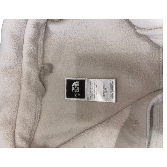 Men’s The North Face Beige Button Up Fleece Sweater - XL - Picture 6 of 14